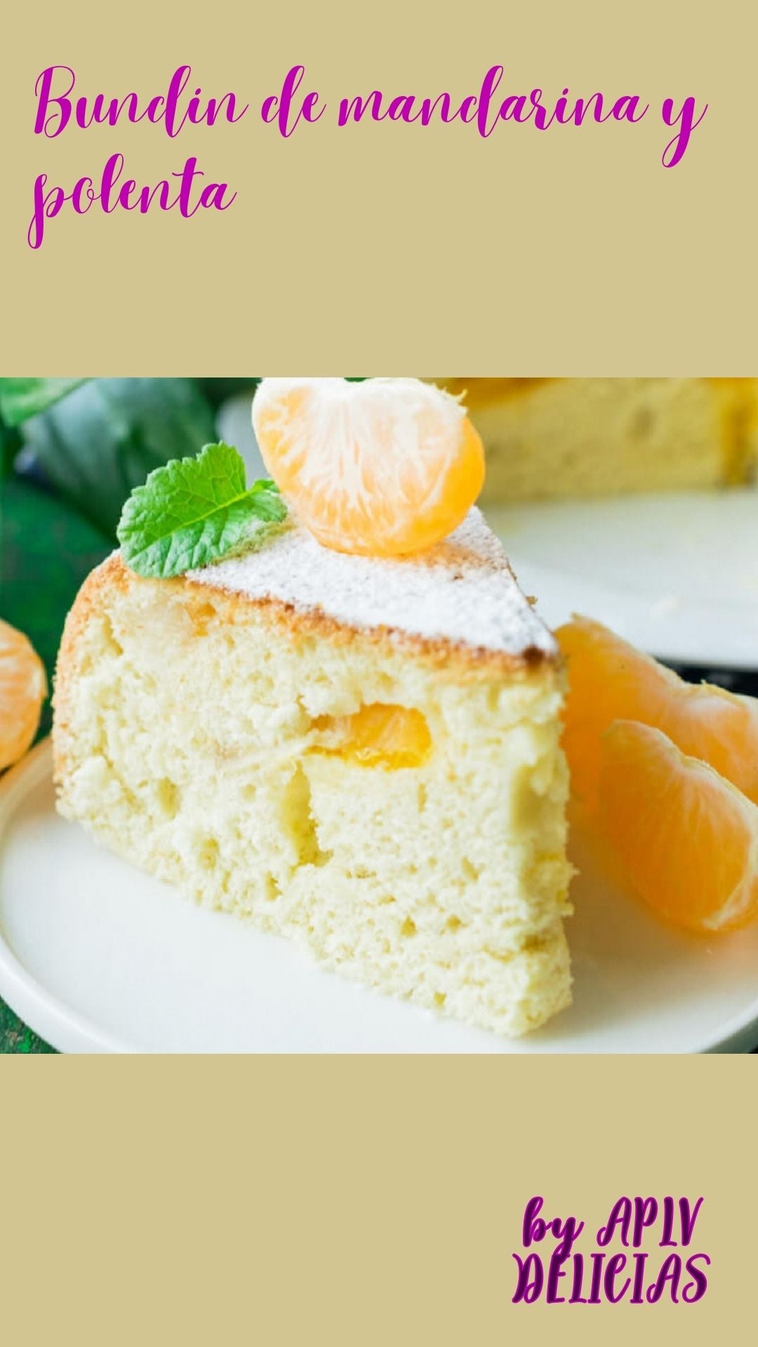 “Budín de Mandarina y Polenta: Dulce, Esponjoso y 100% APLV